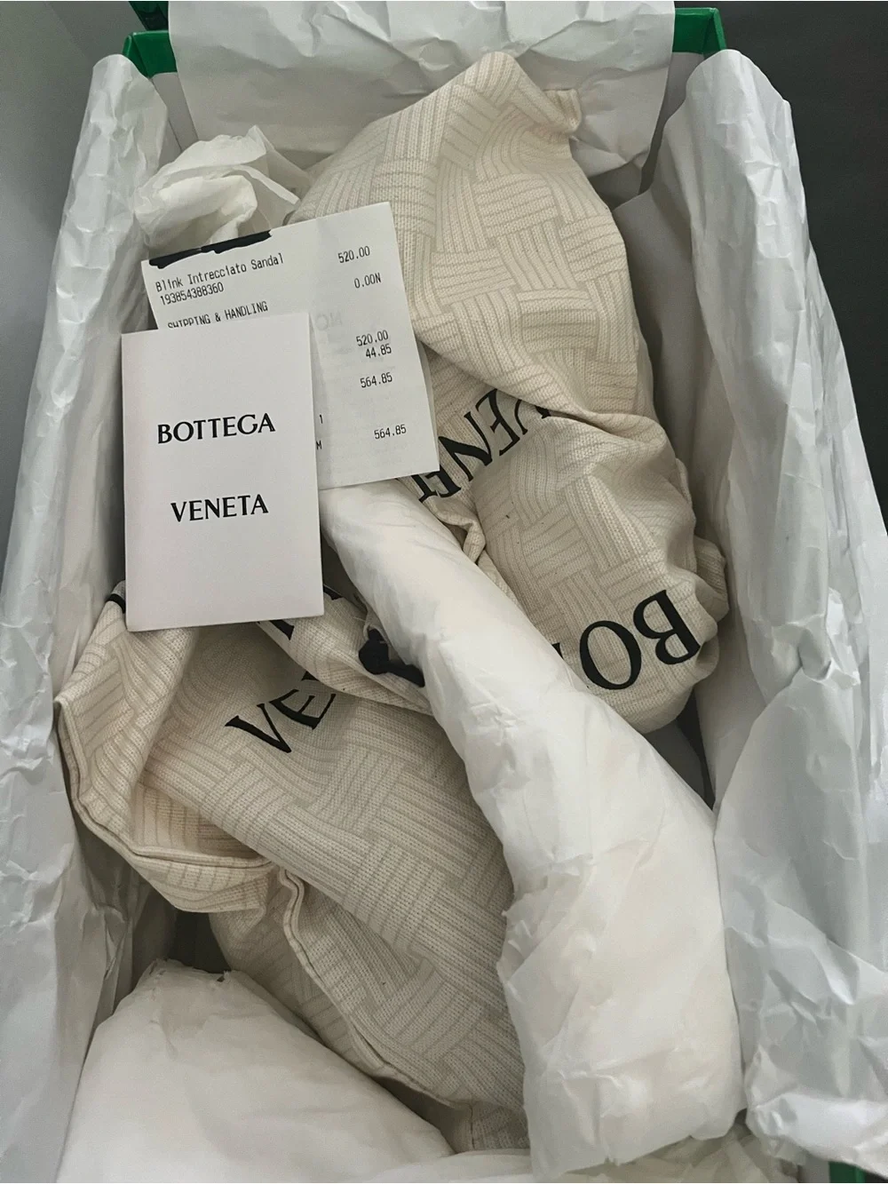 Bottega Veneta Metallic Gold Intrecciato Slide Mules